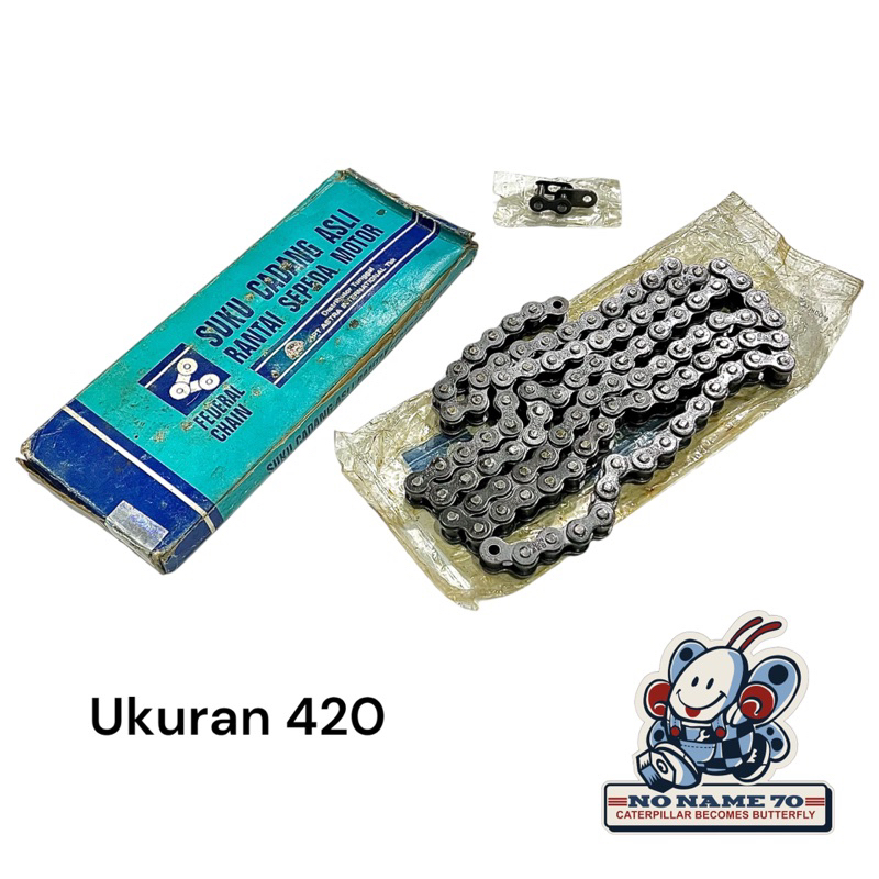 Rantai Rante Roda 420 Honda C50 C70 C700 C800 Astrea 800 DLL Original