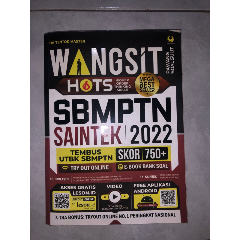 BUKU WANGSIT SBMPTN SAINTEK 2022