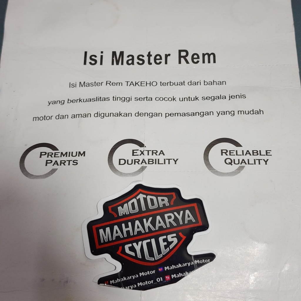 SEAL MASTER REM KIT BELAKANG SATRIA FU