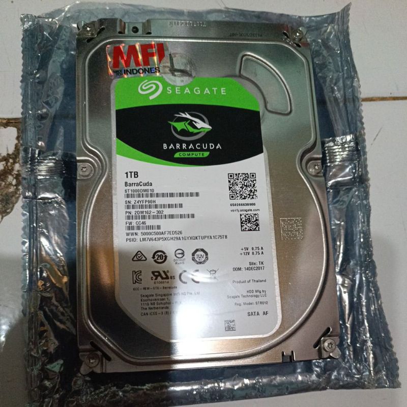 Hard Disk Seagate Internal 1 TB