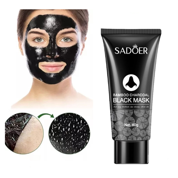 OliveShop ❤️ Sadoer Blackmask Charcoal Masker Arang Blackhead Anti Komedo