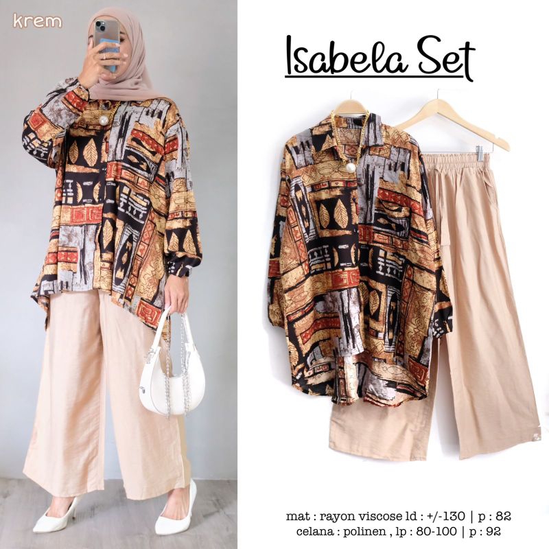 ISABELA SETELAN BAJU WANITA