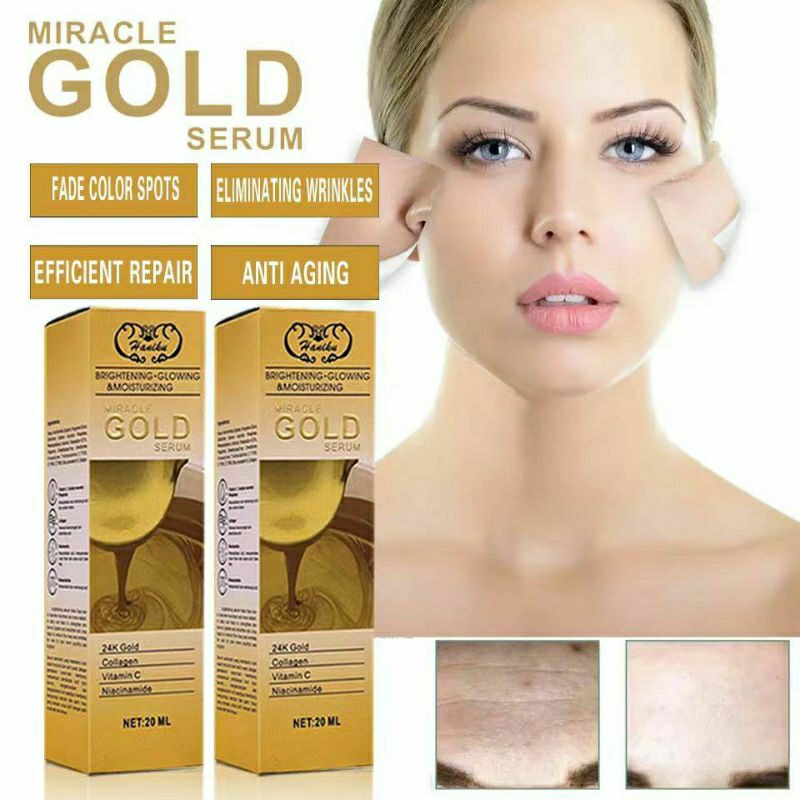 SERUM HANIKU GOLD ORIGINAL BPOM NA11220100491 / SERUM EMAS ASLI