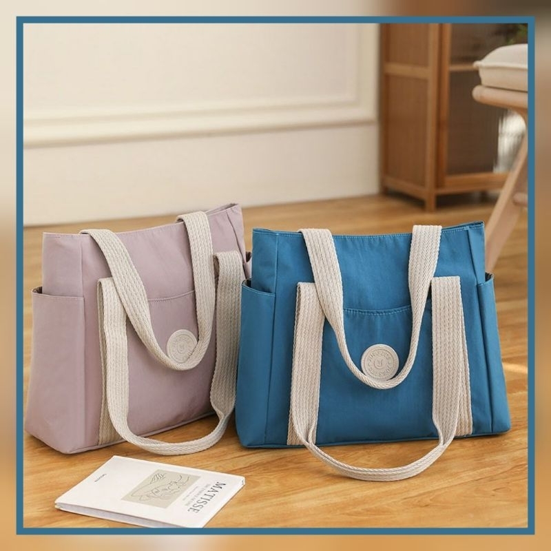 YUESITE DOMINIC ORI TAS BAHU WANITA BESAR TOTE BAG IMPORT KEKINIAN