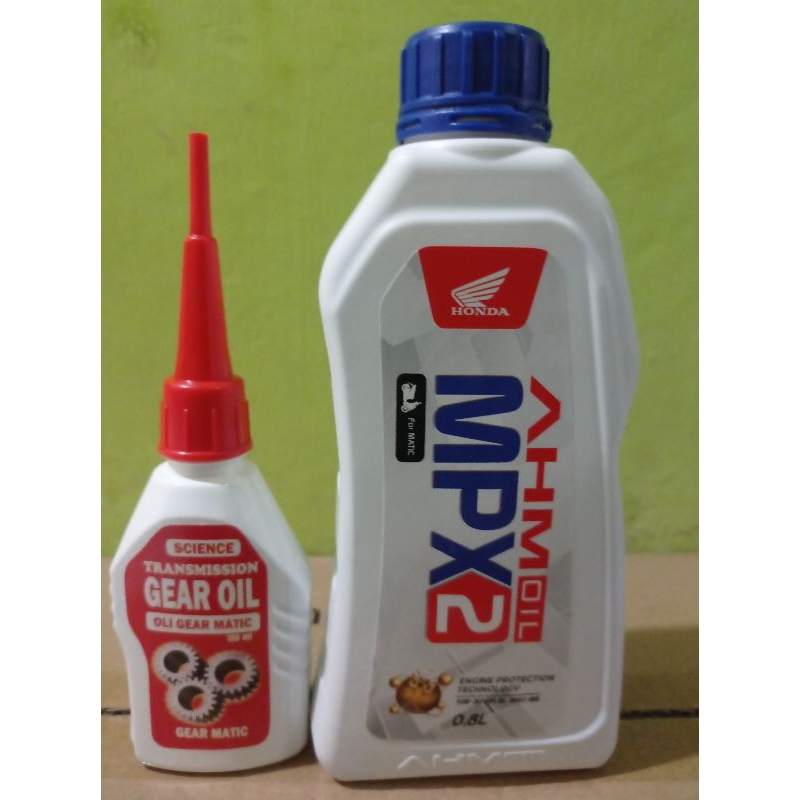 PAKET OLI MPX2 + OLi GEAR AHM COCOK UNTUK METIK