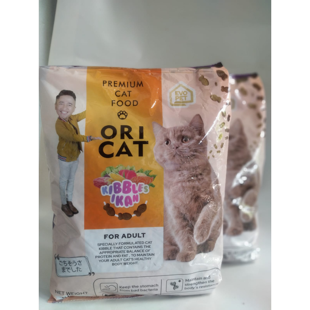 Oricat repack 800gr kible kotak cat food