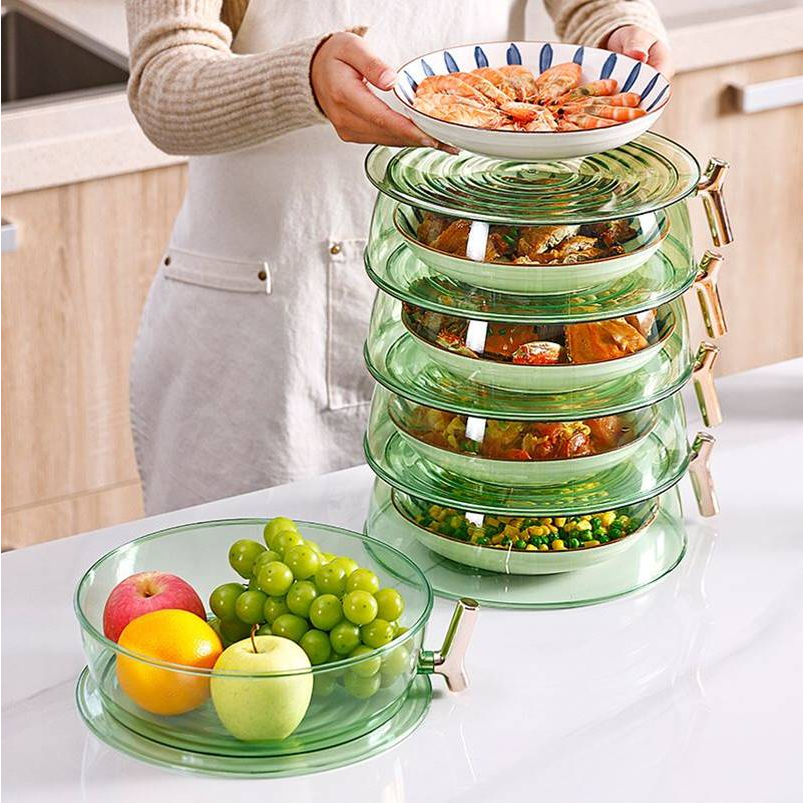 TUDUNG SAJI SUSUN/PENUTUP MAKANAN ANTI DEBU/FOOD COVER MULTILAYER/TEMPAT PENYIMPANAN MAKANAN