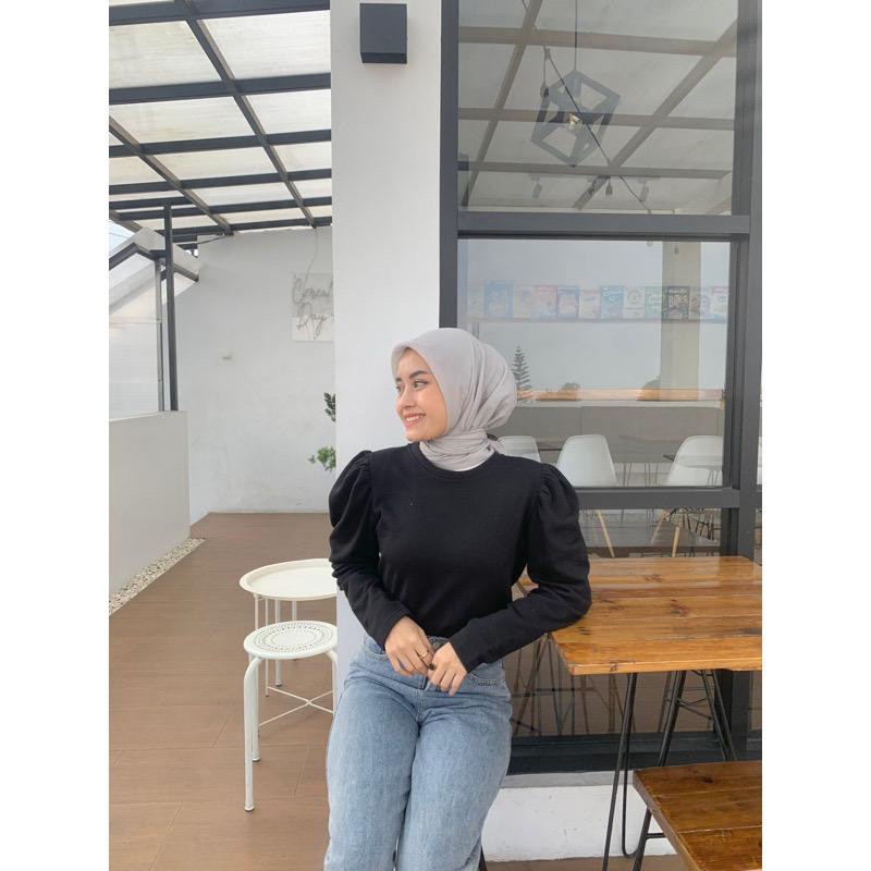 MGC BLOUSE ATASAN PUFFY SHOULDER TOP