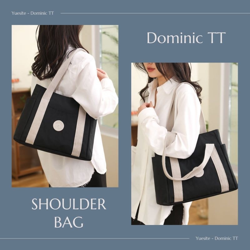 TOTE BAG YUESITE DOMINIC IMPORT TAS BAHU WANITA SHOULDERS BAG WATERPROOF