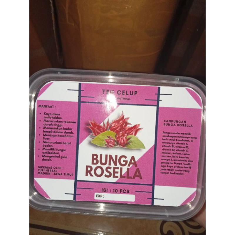 

Teh Celup Herbal Bunga Rosella isi 10 Bag