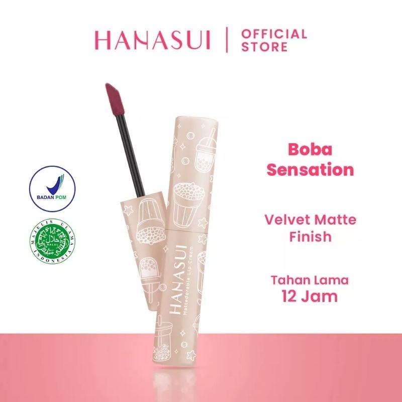 hanasui lipcream mattedorable