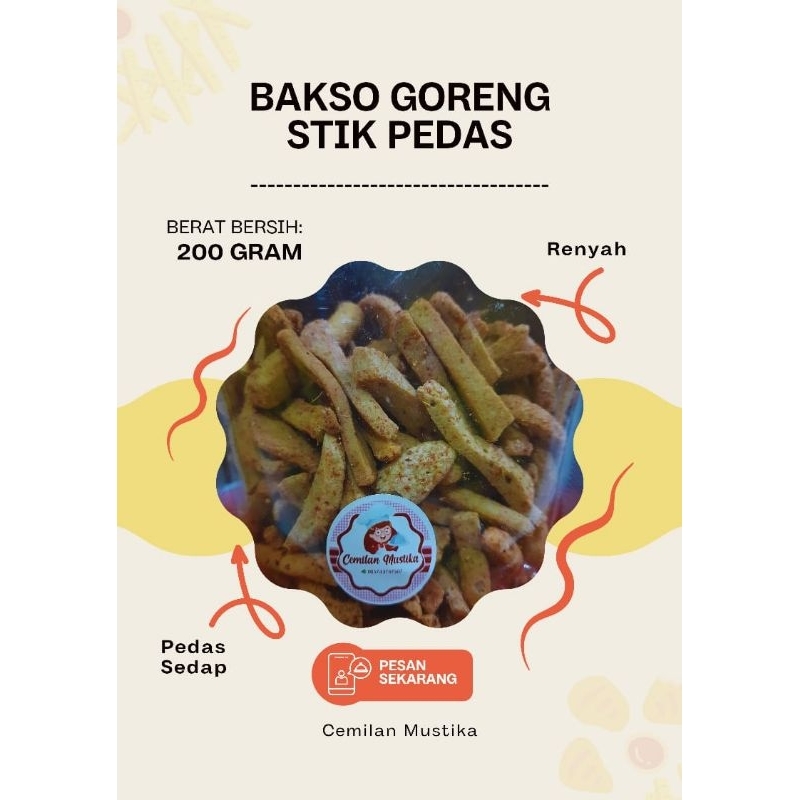 

Bakso Goreng Stik Pedas 200gr