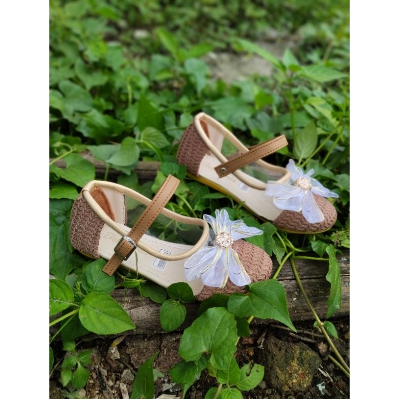 khainuna flatshoes kaca pita kerajinan tangan 22-25 26-30