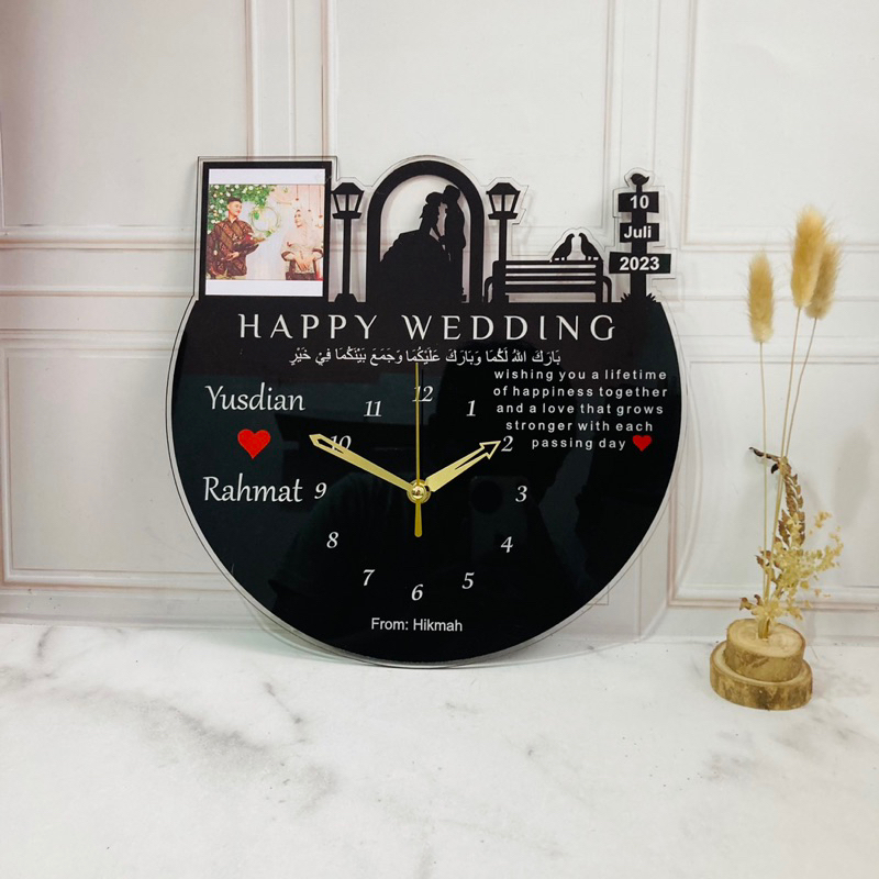 

Kado Perkawinan Islami Custom dgn Foto Bonus Box Kado dan Pita