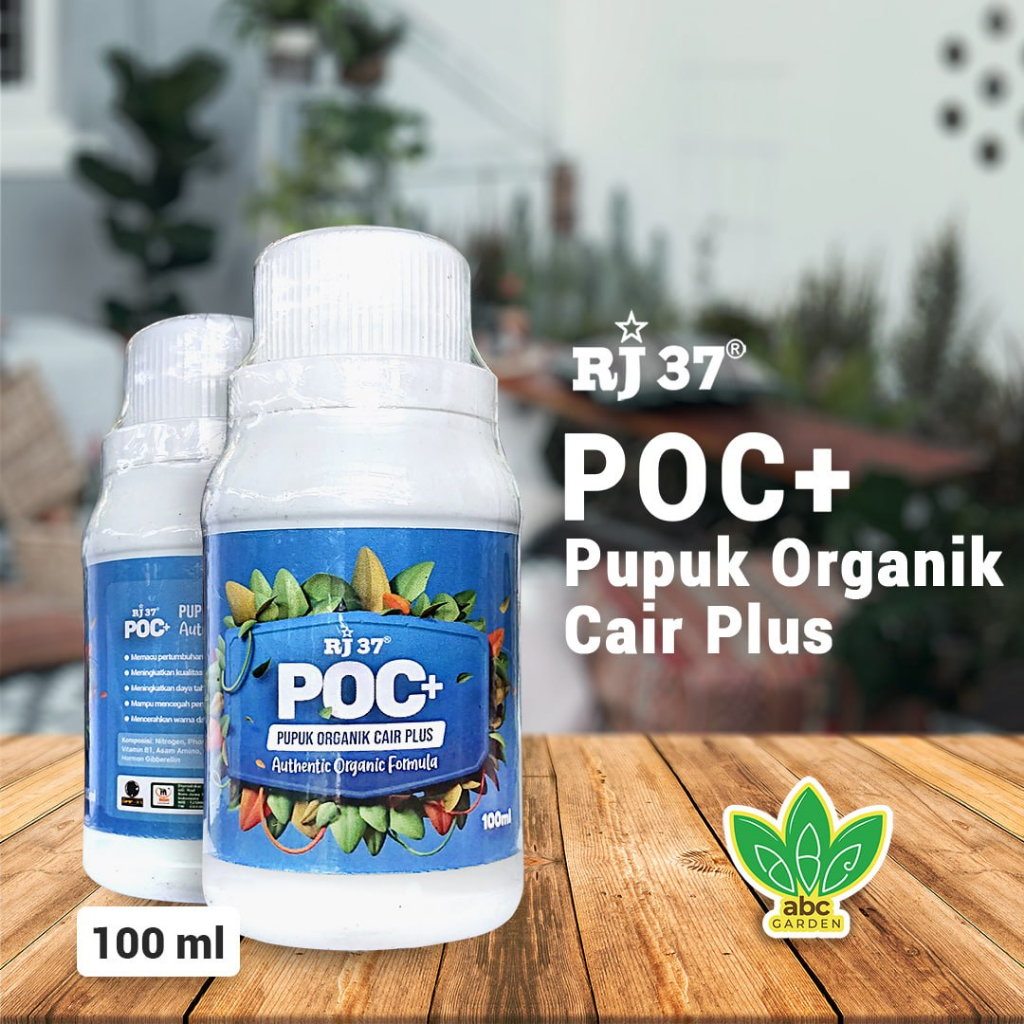 [100ml] Pupuk Organik Cair Plus RJ 37 untuk Tanaman Hias, Buah & Sayur