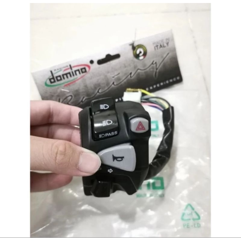 Paket flasher + Saklar kiri hazard NEW VARIO 125 2023 DOMINO