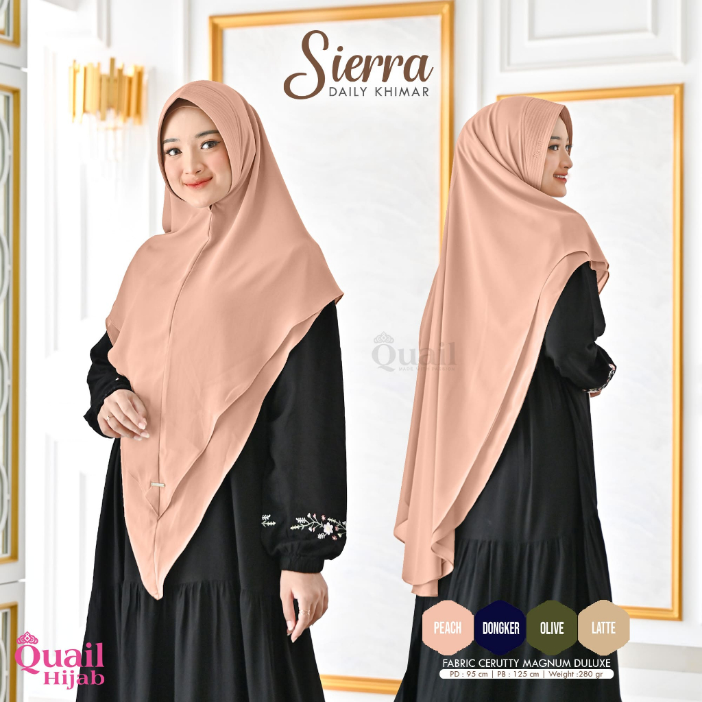 Quail Hijab - SIERRA CASUAL KHIMAR ORI QUAIL