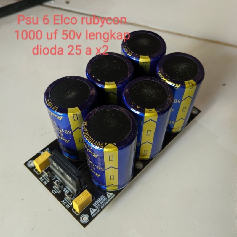 psu 6elco 10000uf 50v rubycon