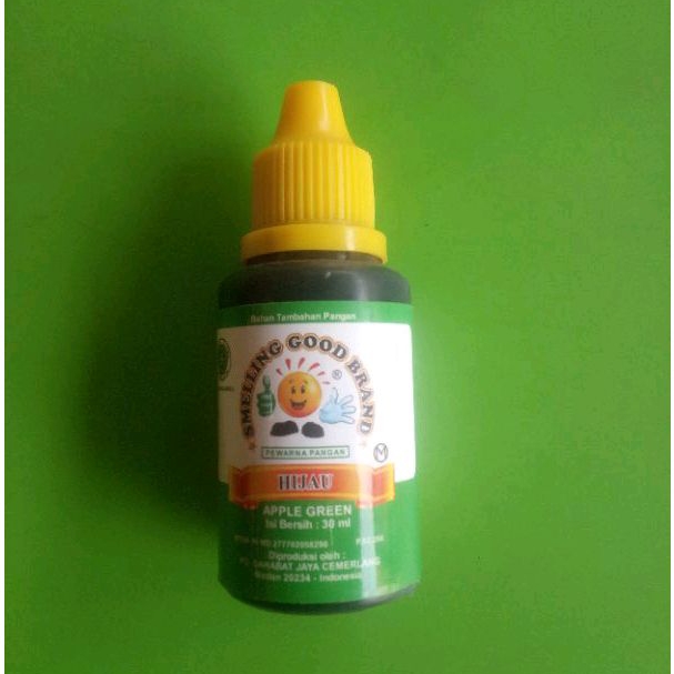 

Pewarna Makanan hijau Smelling Good Brand 30ml