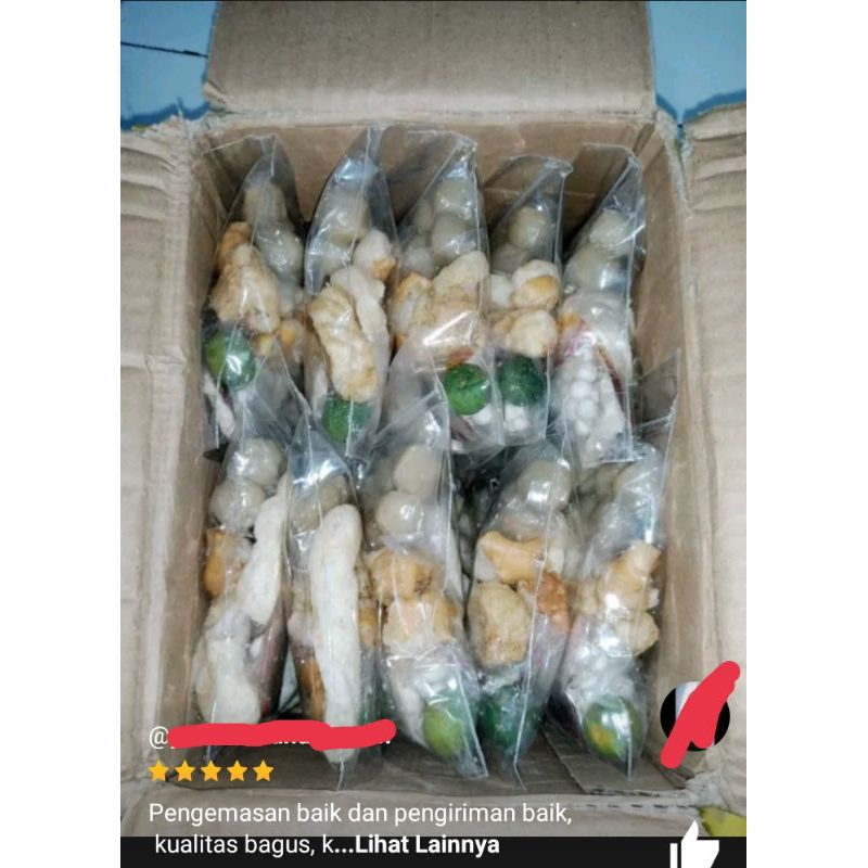 NEW!!! ParSel Paket Reseller Baso Aci 11bks Lengkap (isi 5pentol baso + extra minyak bawang)
