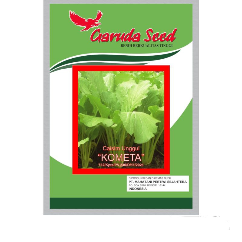 Benih Sawi Hijau Kometa 20Gram Benih Sawi Manis Benih Sawi Caisim