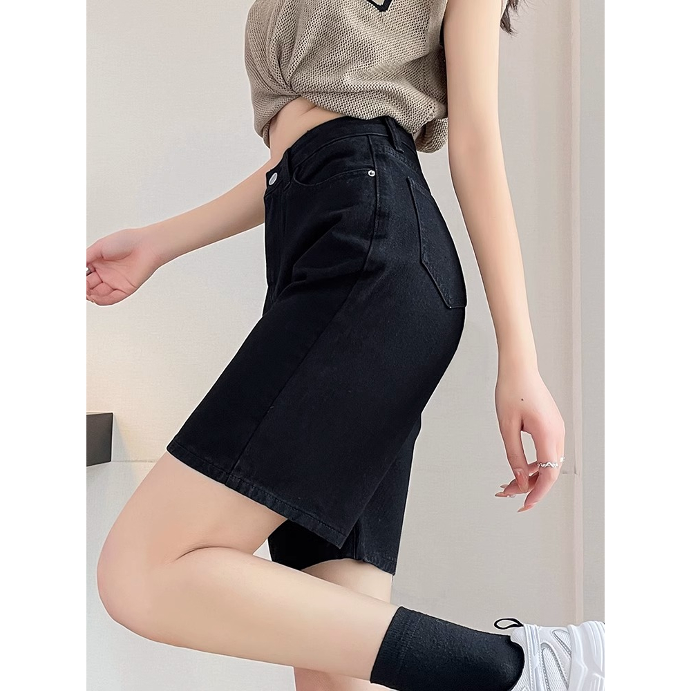 Hitam Shorts Jeans Pants | Celana Pendek Wanita Casual Korea
