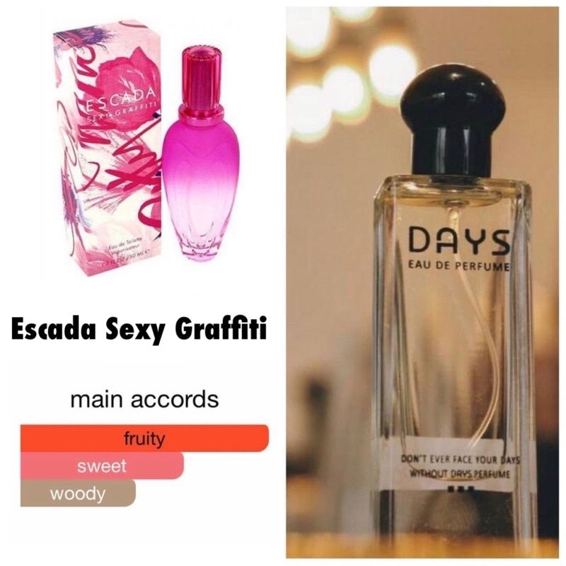DAYS PARFUME inspired by Escada Sexy Graffiti