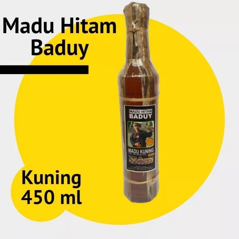 

Madu kuning baduy 450ml madu baduy murni 100% asli