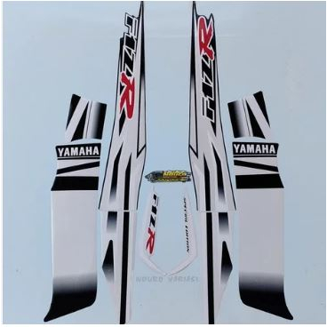 STIKER STRIPING LIS VARIASI FIZ R FIZR PUTIH HITAM