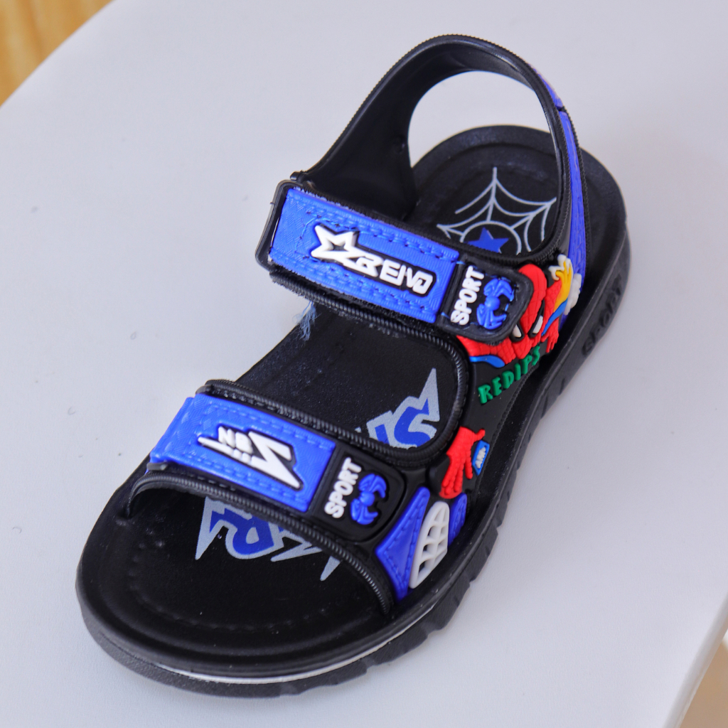 PROMO 10.10 PUNCAK OkayBaby B296 SANDAL GUNUNG SPIDERMAN ANAK LAKI2 IMPORT SNEAKERS PREMIUM