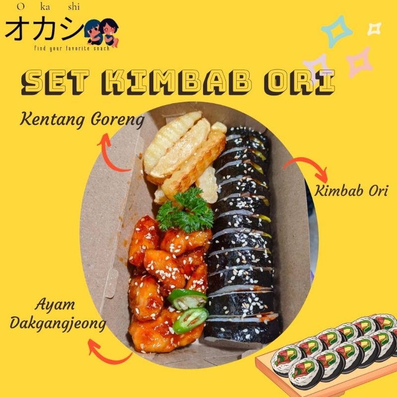 

SET KIMBAB & AYAM DAKGANGJEONG