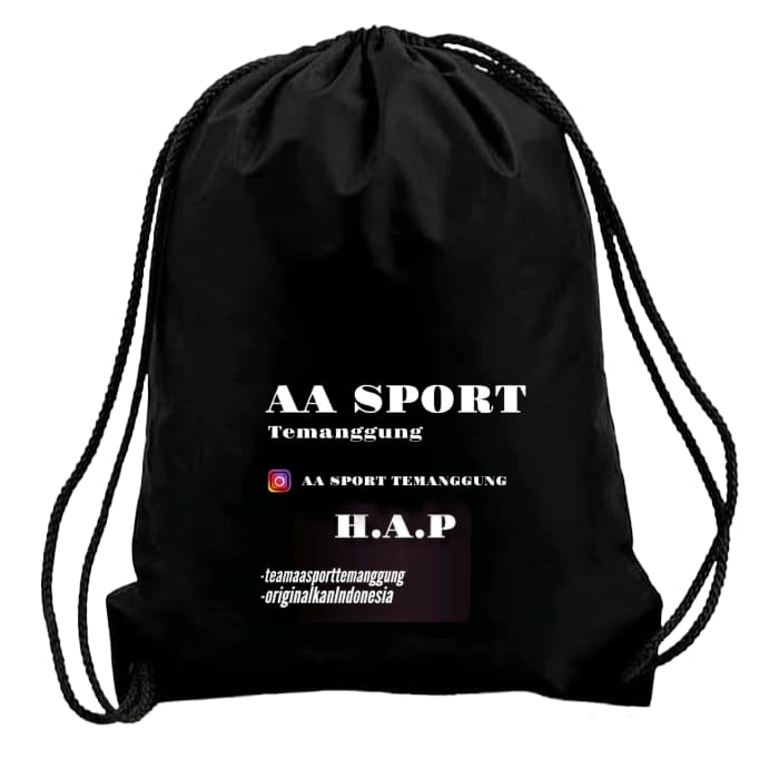 STRINGBAG SERUT .TAS SERUT POLOS DISTRO BAHAN TEBAL ANTI AIR