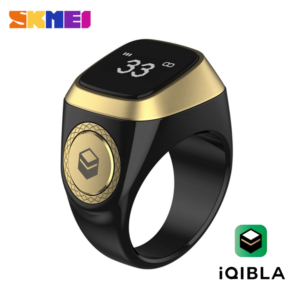 Cincin Tasbih Digital SKMEI ZIKR iQibla Tasbih Smart Ring Bluetooth Connect WATCHKITE WKOS