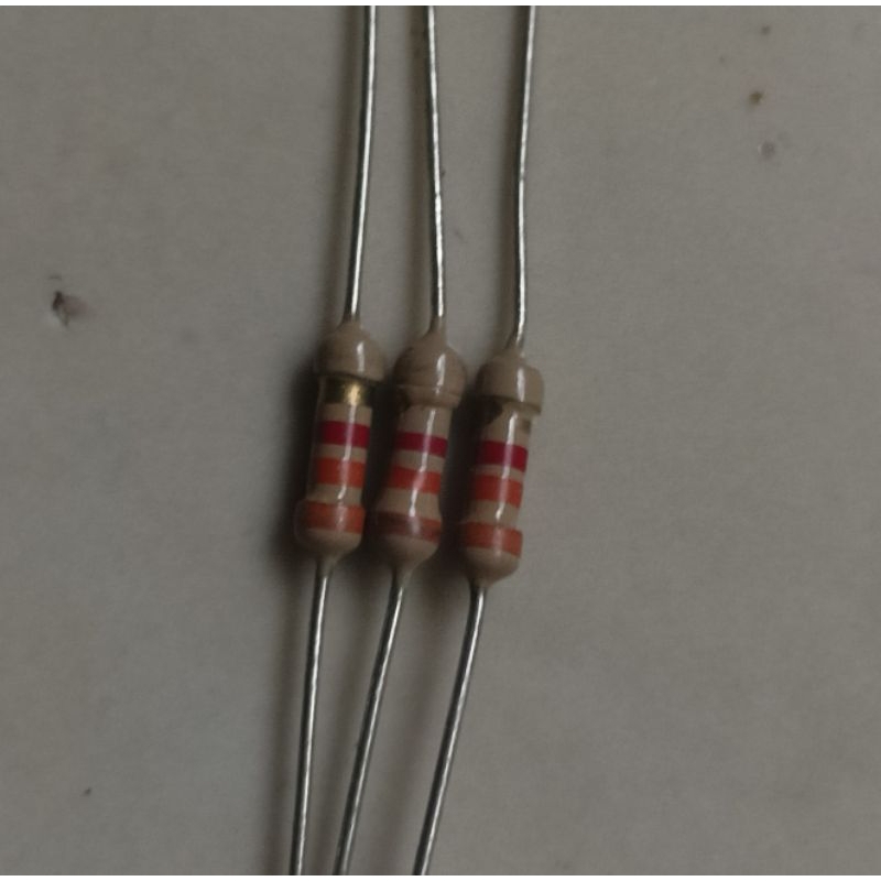 10,PCS, RESISTOR 3K3, 1/2 WAT kaki besar, japan