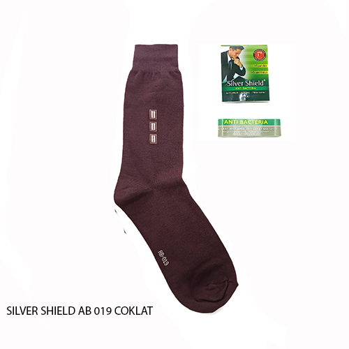 Kaos kaki kantor panjang anti bakteri SILVER SHIELD AB 019