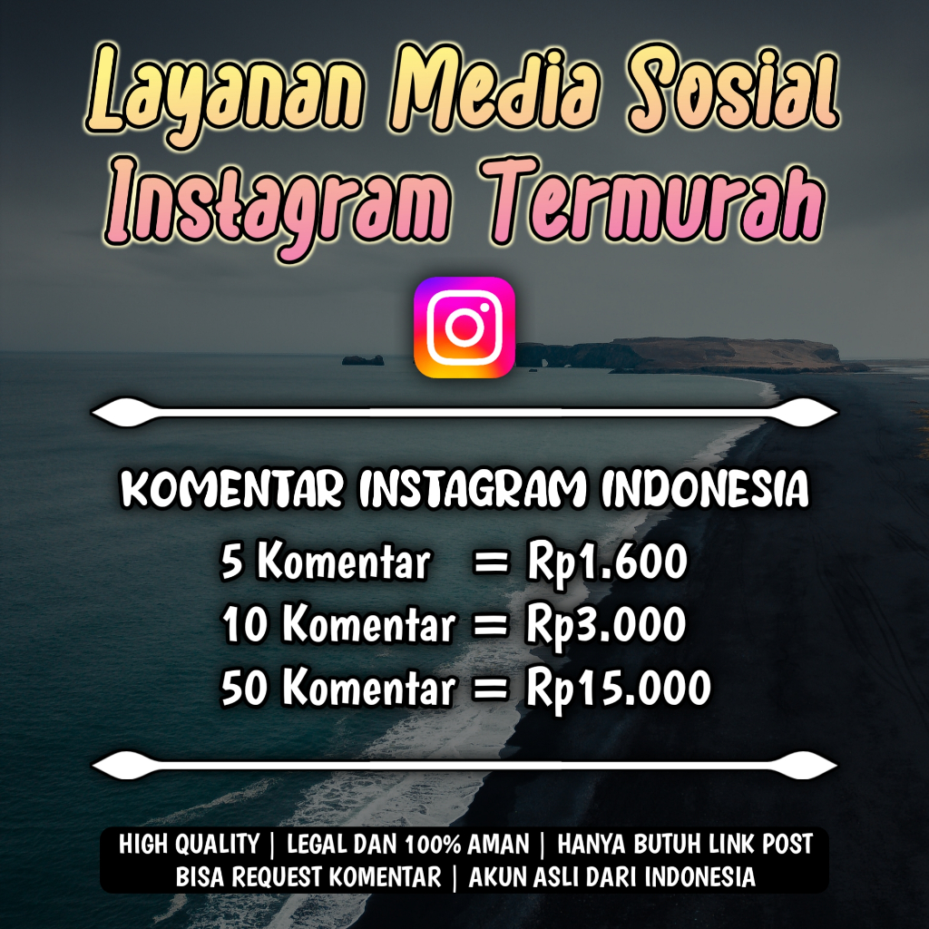 KOMENTAR INSTGRM INDONESIA BISA REQUEST GENDER DAN ISI KOMENTAR (BISA UNTUK POSTINGAN FOTO, VIDEO, M