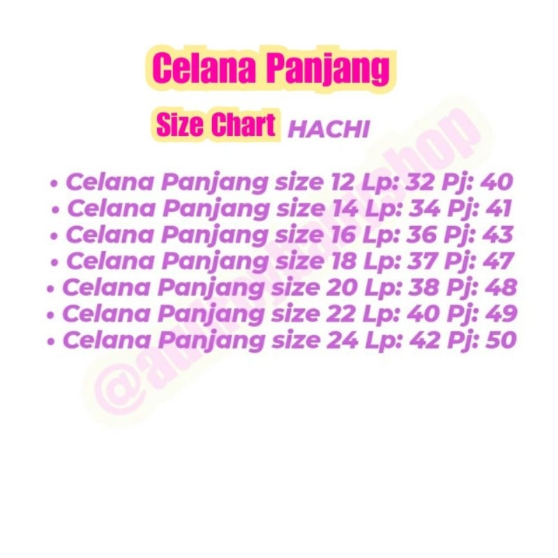 Hachi Celana Panjang Bold ( 3 pcs) ukuran New born - 5th