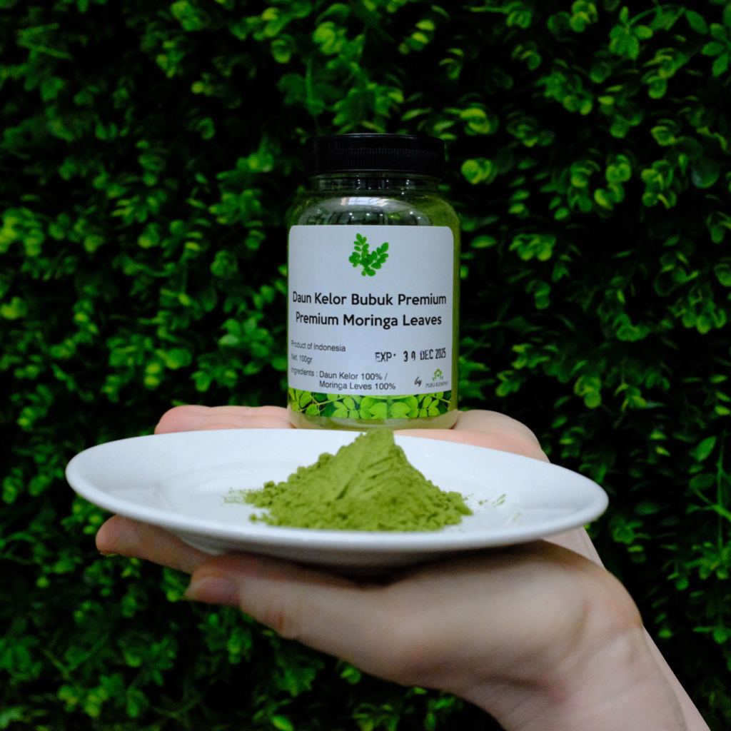 

Daun Kelor Bubuk Premium / Premium Moringa Leaves Powder