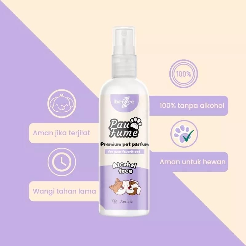 Premium PET Parfume 100ml - Parfum Kucing &amp; Anjing Wangi Tahan Lama