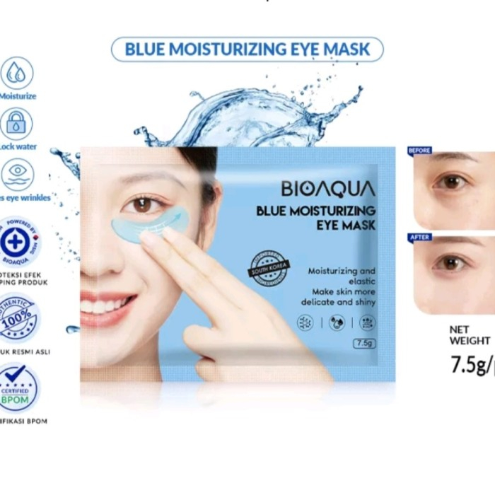 BIOAQUA EYE MASK MOISTURIZING MASKER MATA MASKER BAWAH MATA 7.5 GR