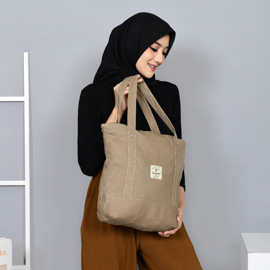 TAS WANITA NUDIE BAG RESLETING KANVAS MODEL TOTE BAG AESTHETIC KEKINIAN KOREA STYLE (BISA COD) UNTUK TOTEBAG KULIAH WANITA DAN PRIA BISA CUSTOM SABLON UNTUK SEMINAR GIFT SOUVENIR PARTAI BESAR DAN KECIL