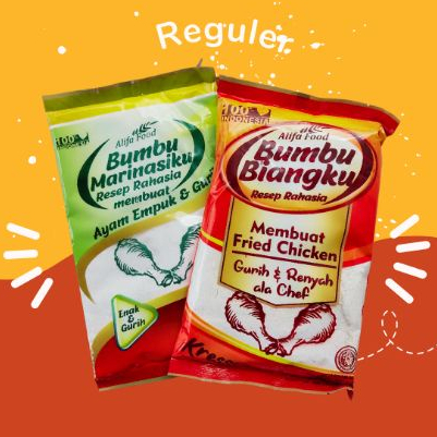 

BUMBU FRIED CHICKEN (PAKET BUMBU BIANGKU 750gr & MARINASIKU 250gr) BY ALIFA FOOD