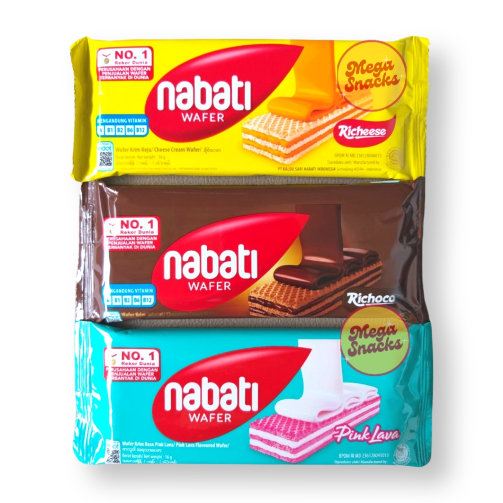 

[PROMO!!!] Nabati Wafer 16gr - wafer krim nikmat enak termurah diskon