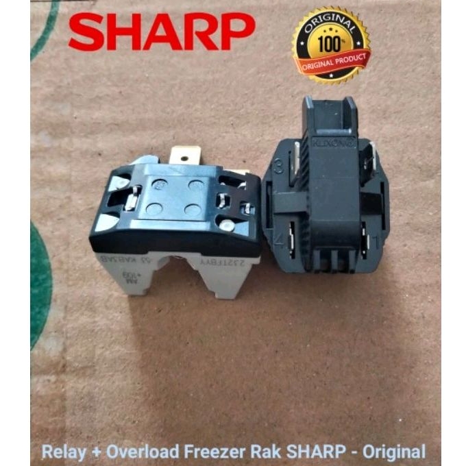 RELAY - Rilay PTC Overload Freezer Rak Frizer Es SHARP | Satu Sett Original