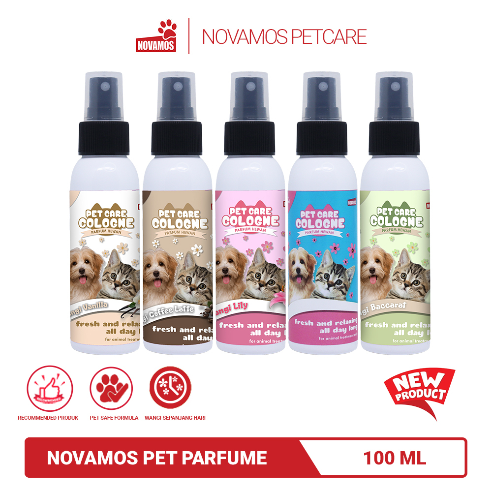 Parfum Hewan Peliharaan 100 Ml -  Novamos Pet Care Cologne -VANILLA