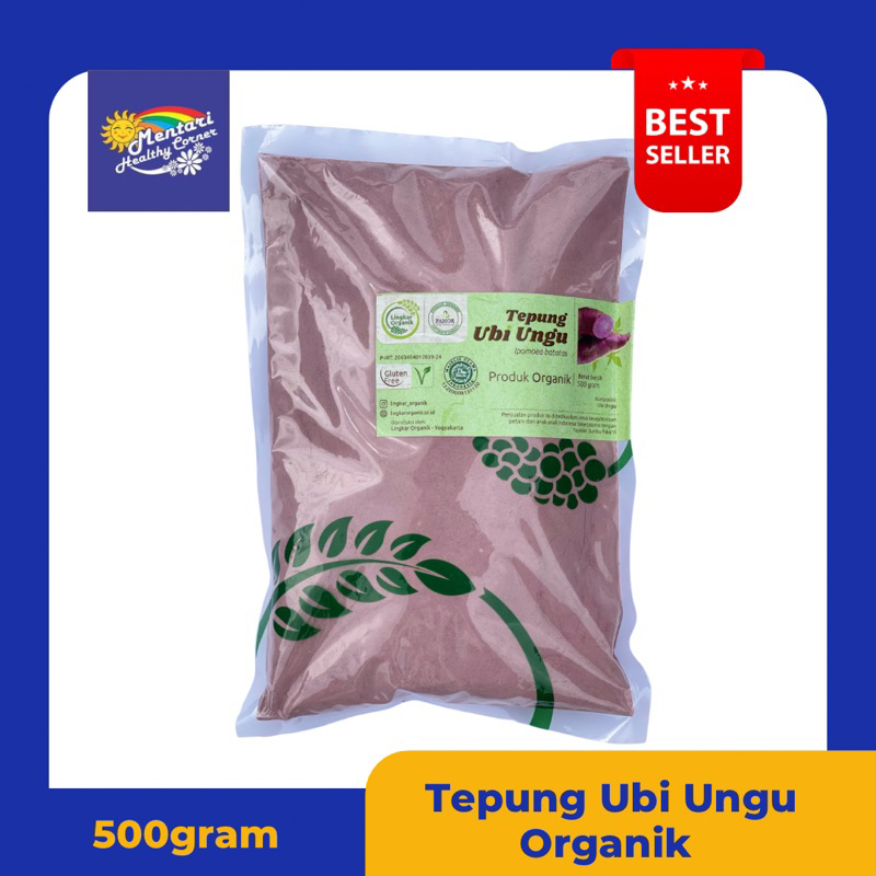 Tepung Ubi Ungu Lingkar Organik 500gram