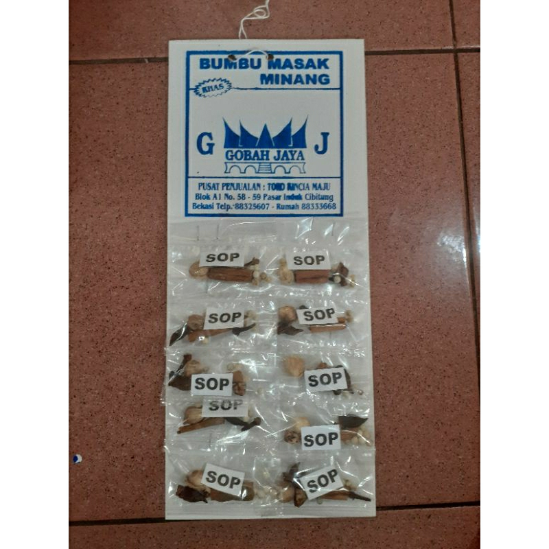 

Bumbu Sop - Bumbu Masak Minang Gobah Jaya