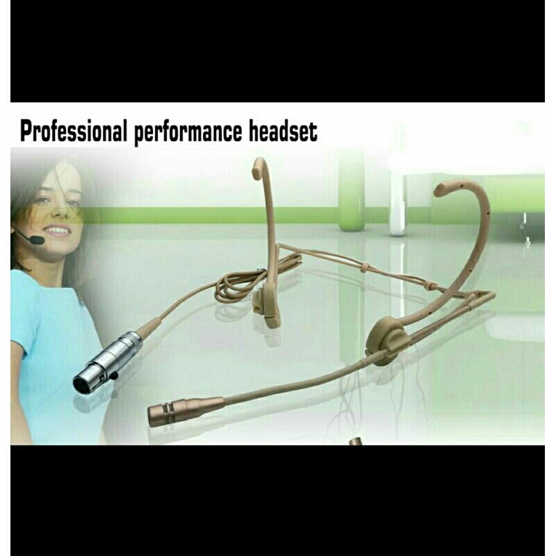 Headset/Bando Mic Kabel Jack colokan Kaki Lubang Pin 4