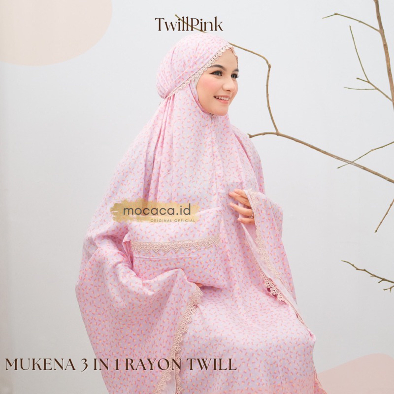 mukena dewasa motif etnik aestetic 3 in 1 Rayon Twill Renda Gyper Sleting Leher free pouch travelling