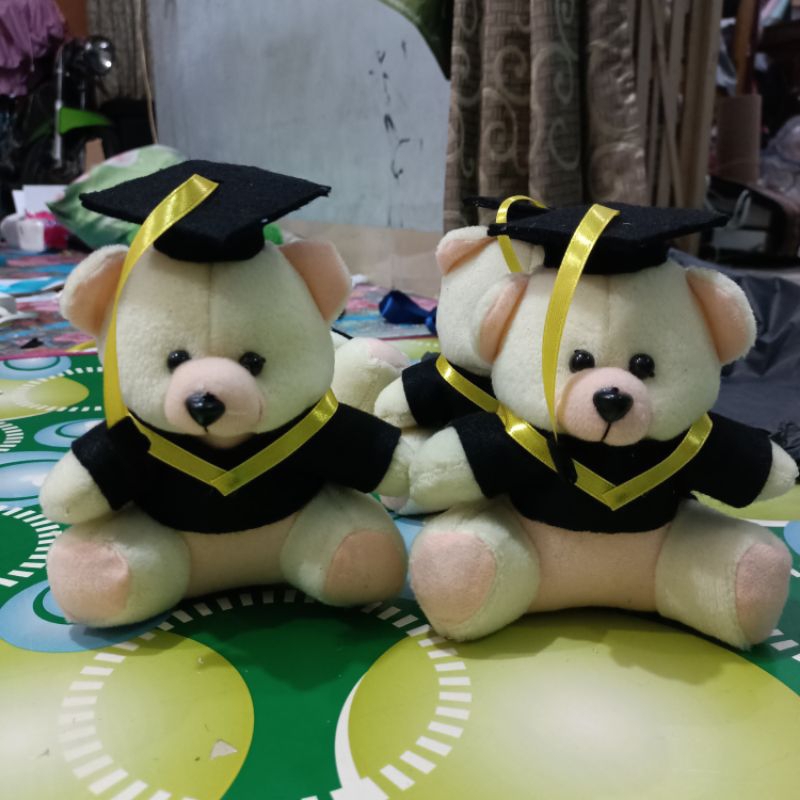 Boneka Wisuda Teddy Bear Toga Mini | Boneka Buket Wisuda